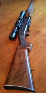 Remington 742 Woodmaster Buck Engraved Grip Cover (1)