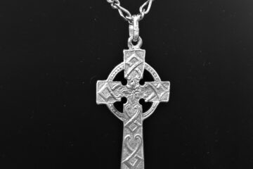 Silver Cross Hand Carved by Jeff Loehr